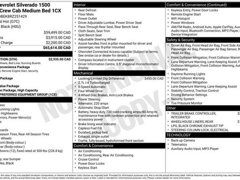 Used 2024 Chevrolet Silverado 1500 Custom w/ Rally Edition AWD/4WD image 3
