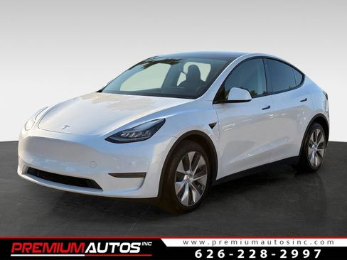 Used 2020 Tesla Model Y Long Range AWD/4WD image 1