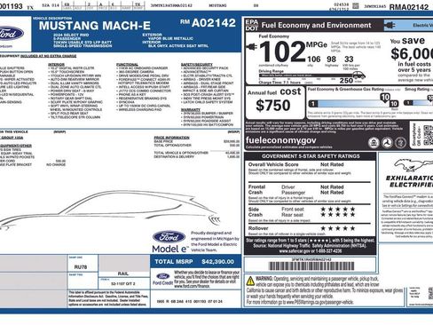 Used 2024 Ford Mustang Mach-E Select RWD image 2