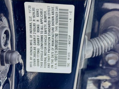 Used 2021 Honda Civic EX image 38