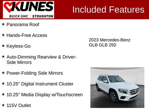 Used 2023 Mercedes-Benz GLB 250 4MATIC w/ Premium Package image 3