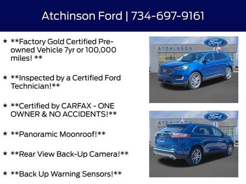 Certified 2024 Ford Edge Titanium AWD/4WD image 4