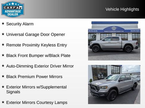 Used 2021 RAM 1500 Rebel w/ Level 2 Equipment Group AWD/4WD image 8