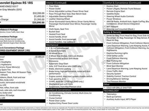 Certified 2022 Chevrolet Equinox RS image 6