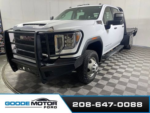 Used 2021 GMC Sierra 3500 4x4 Crew Cab w/ Fleet Convenience Package image 4