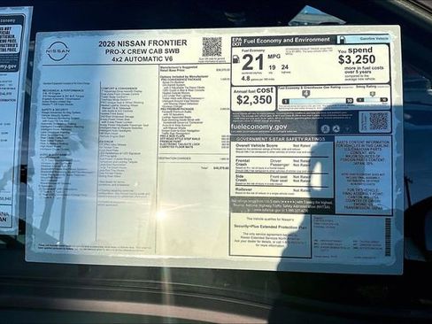 New 2026 Nissan Frontier Pro-X w/ Pro Premium Package image 13