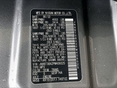 Certified 2023 Nissan Rogue SV FWD image 33