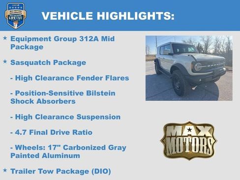 New 2025 Ford Bronco Outer Banks w/ Sasquatch Package image 5