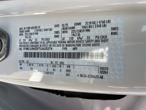 New 2026 Ford Escape ST-Line Select w/ Tech Pack #1 image 44