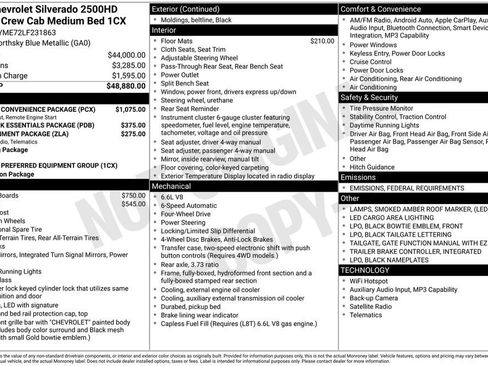 Used 2020 Chevrolet Silverado 2500 Custom w/ Custom Convenience Package image 26