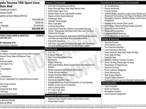 Used 2018 Toyota Tacoma TRD Sport image 15