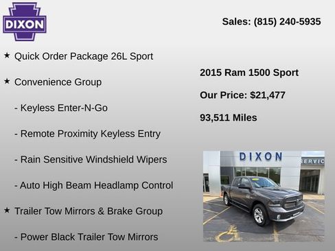 Used 2015 RAM 1500 Sport AWD/4WD image 4