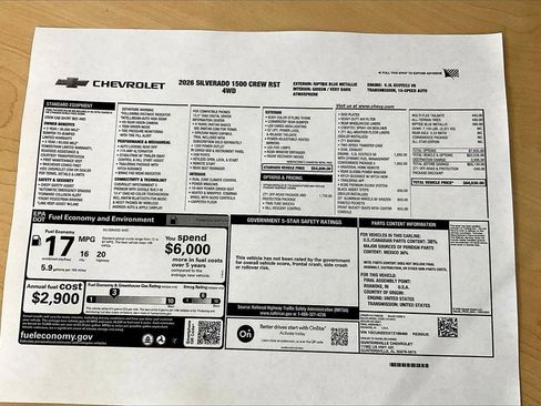 New 2026 Chevrolet Silverado 1500 RST image 14