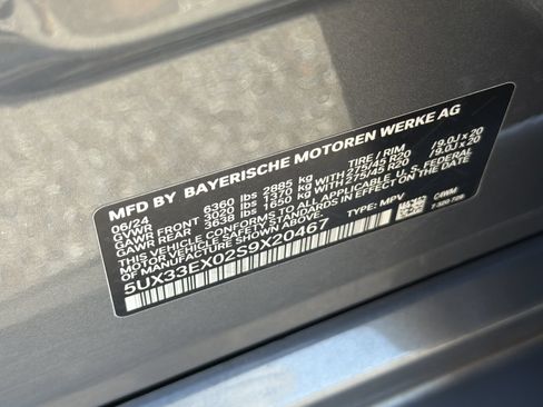 Certified 2025 BMW X6 xDrive40i w/ Climate Comfort Package AWD/4WD image 39