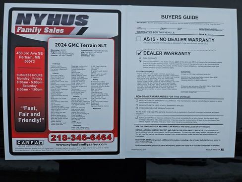 Used 2024 GMC Terrain SLT AWD/4WD image 57