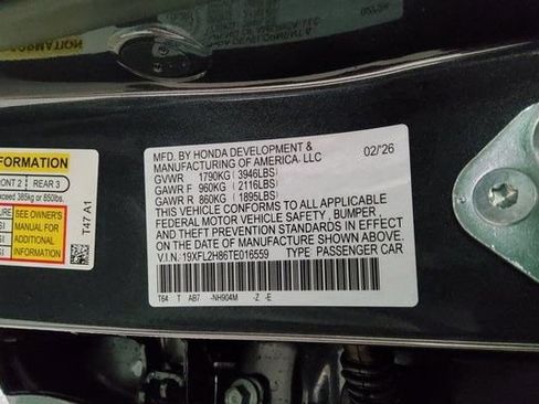 New 2026 Honda Civic Sport image 38