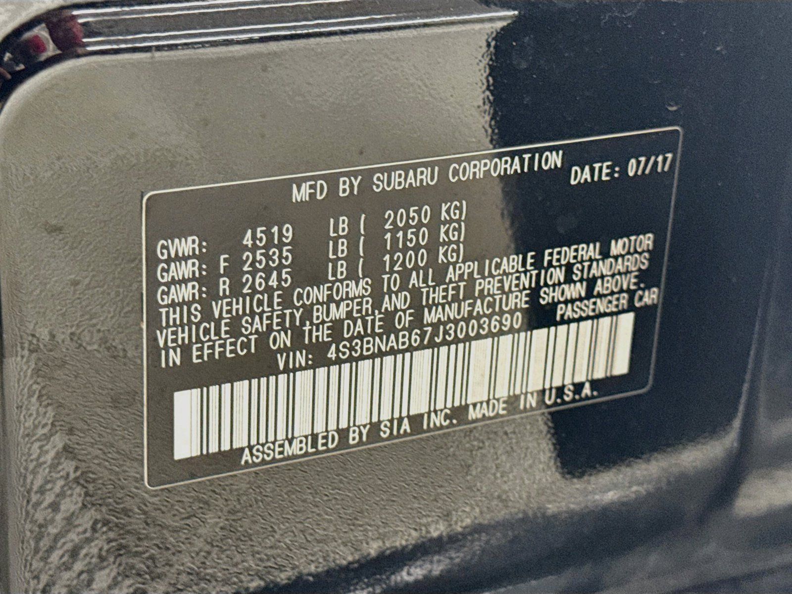 Used 2018 Subaru Legacy 2.5i w/ Alloy Wheel Package AWD/4WD image 30