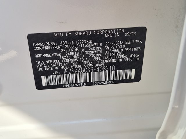 Certified 2024 Subaru Forester Sport AWD/4WD image 24