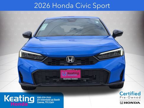 Certified 2026 Honda Civic Sport image 2