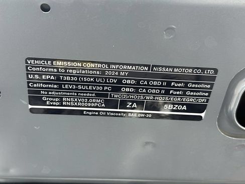 Used 2024 Nissan Sentra SV w/ All-Weather Package FWD image 30