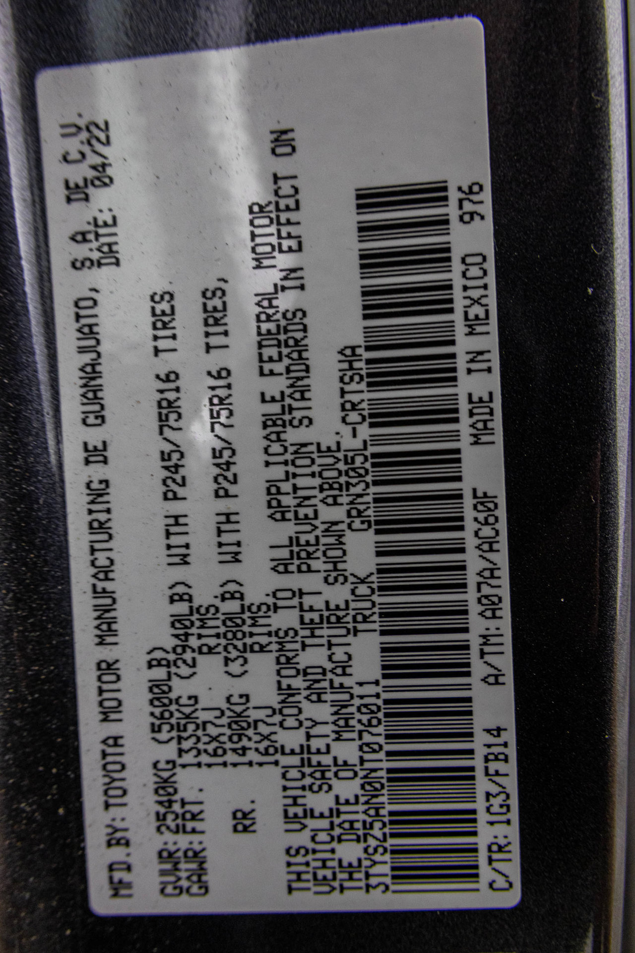 Used 2022 Toyota Tacoma SR w/ SX Package AWD/4WD image 52