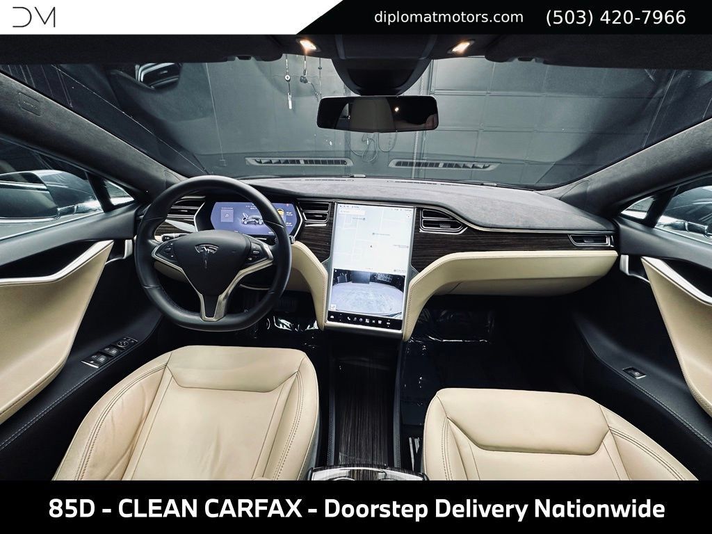 Used 2015 Tesla Model S 85D AWD/4WD image 38