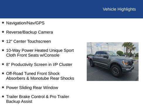 Used 2021 Ford F150 XLT w/ Equipment Group 302A High AWD/4WD image 8