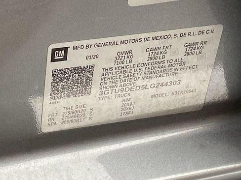 Used 2020 GMC Sierra 1500 SLT w/ SLT Premium Plus Package image 29