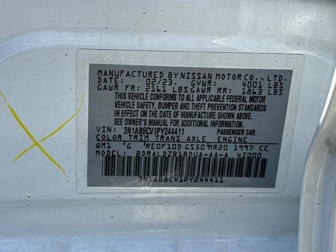 Certified 2023 Nissan Sentra SV FWD image 28