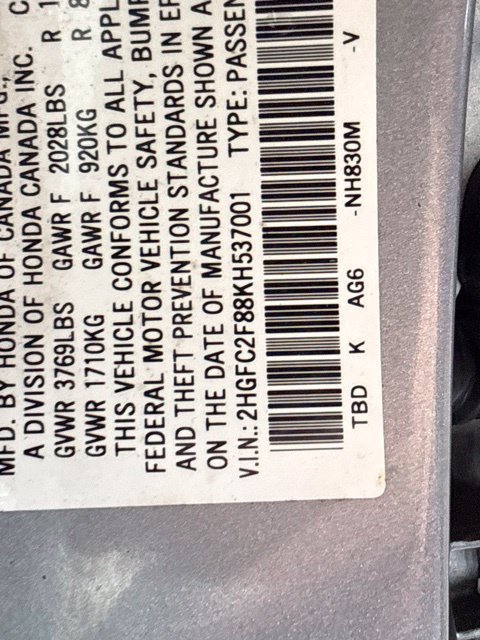 Used 2019 Honda Civic Sport image 15