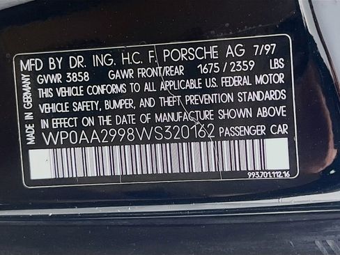 Used 1998 Porsche 911 Carrera 4S AWD/4WD image 30