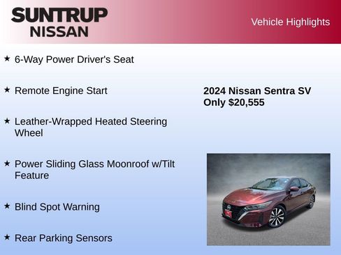 Used 2024 Nissan Sentra SV w/ SV Premium Package image 16