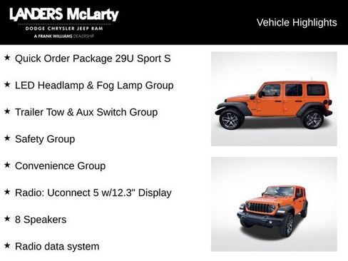 Used 2025 Jeep Wrangler Unlimited Sport S 4xe w/ Convenience Group AWD/4WD image 5