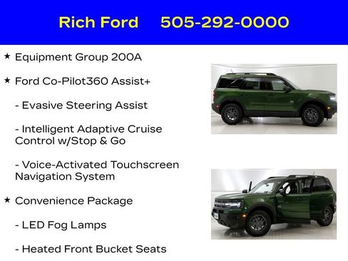 Certified 2024 Ford Bronco Sport Big Bend w/ Convenience Package AWD/4WD image 12