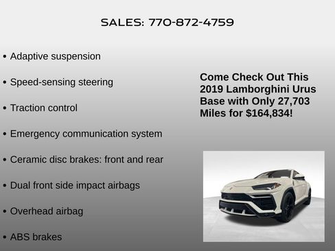 Used 2019 Lamborghini Urus image 25