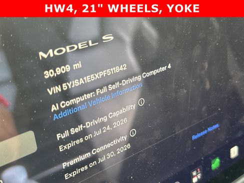 Used 2023 Tesla Model S Standard Range AWD/4WD image 3