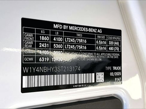 New 2025 Mercedes-Benz Sprinter 2500 image 18