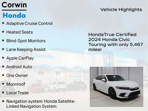 Used 2024 Honda Civic Touring image 9