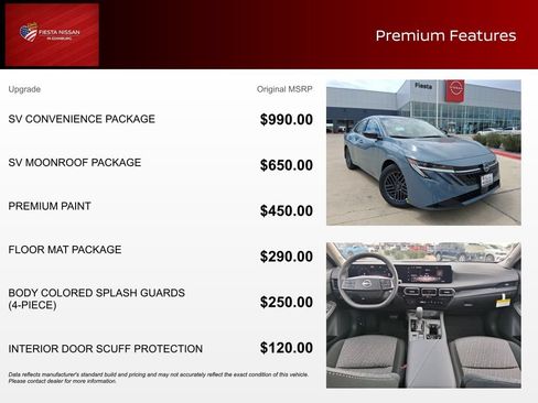 New 2026 Nissan Sentra SV w/ SV Convenience Package FWD image 3
