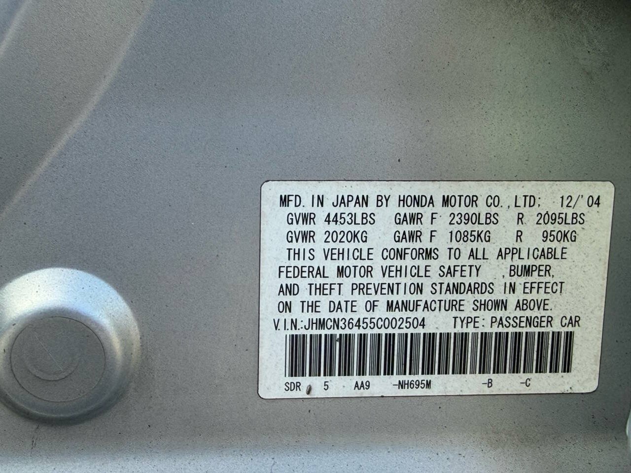 Used 2005 Honda Accord Hybrid Sedan image 20
