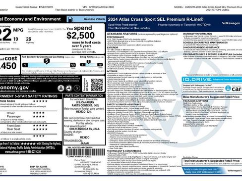 Used 2024 Volkswagen Atlas Cross Sport SEL Premium R-Line image 3