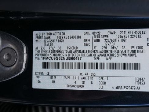 Used 2022 Ford Escape SE w/ Convenience Package AWD/4WD image 27