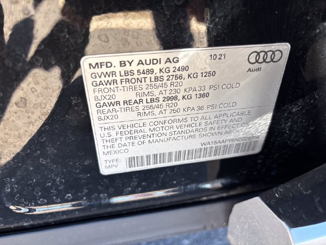 Used 2022 Audi Q5 2.0T Premium Plus AWD/4WD image 9