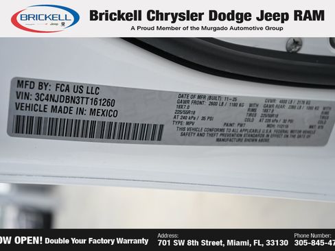 Used 2026 Jeep Compass Latitude AWD/4WD image 33