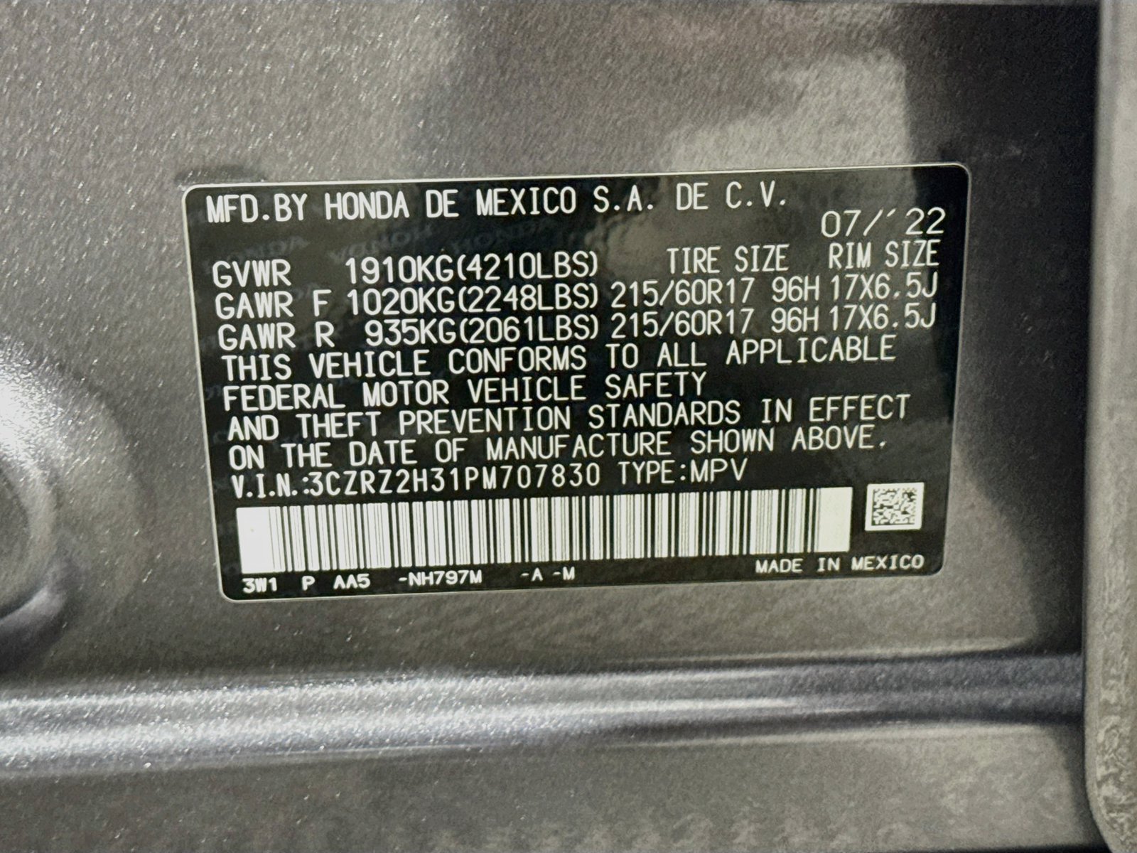 Used 2023 Honda HR-V LX image 28