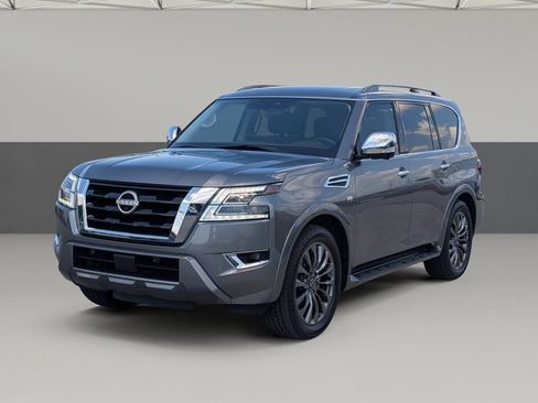 Used 2021 Nissan Armada Platinum w/ Captain's Chairs Package RWD image 6