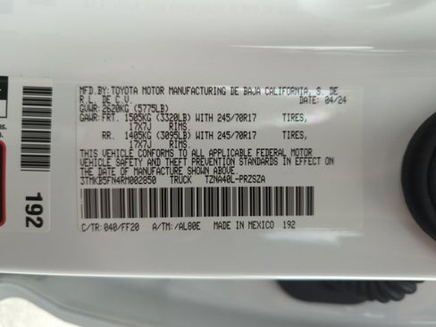 Certified 2024 Toyota Tacoma SR5 RWD image 24