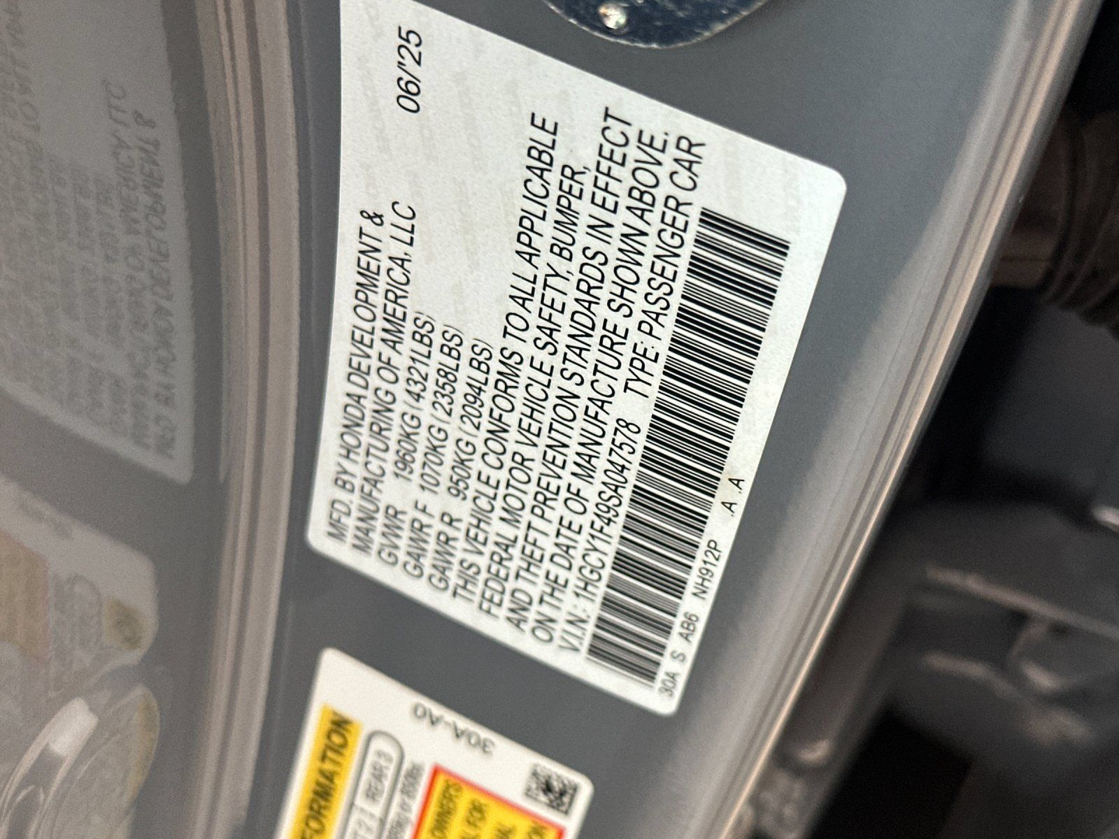 Used 2025 Honda Accord SE image 26