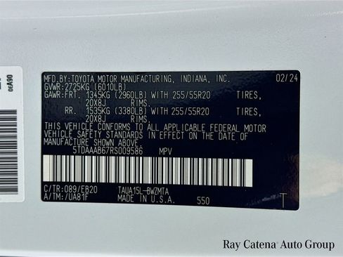 Certified 2024 Lexus TX 350 AWD w/ Captains Chair Package image 36