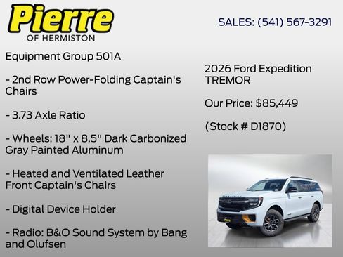 New 2026 Ford Expedition Tremor AWD/4WD image 6